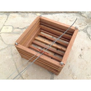 Natur-Pflanzkorb 25x25x14cm mit Aufhängung