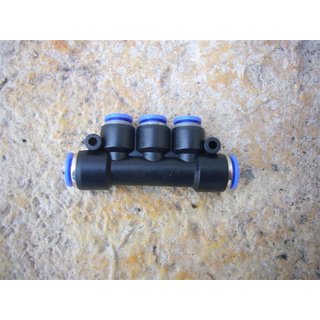 Mehrfachverteiler, 8 mm auf 3 x 6 mm